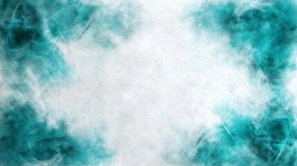 Abstract teal and white textured background