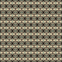 seamless abstract pattern with shapes for fabric surface design packaging vector illustration