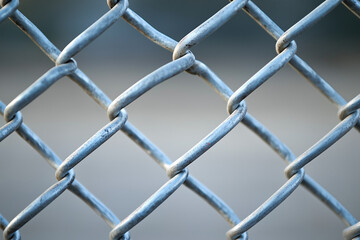Chain Link Fence Up Close