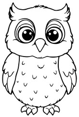 Fototapeta premium Cute owl
