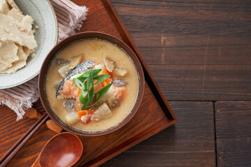 粕汁 - 酒粕を使った日本の伝統的な汁物