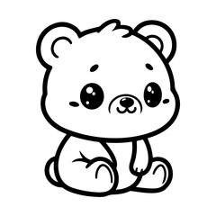 a illustration of cute bear