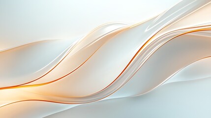 Abstract flowing wave design in soft light tones, creating a sense of motion and elegance.