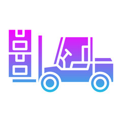 Fork truck Icon