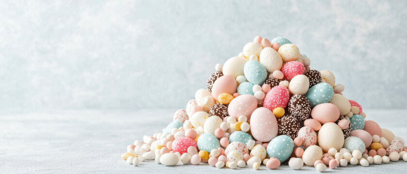colorful pile of assorted Easter candies