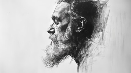 Fototapeta premium Generic Charcoal Sketch Moment