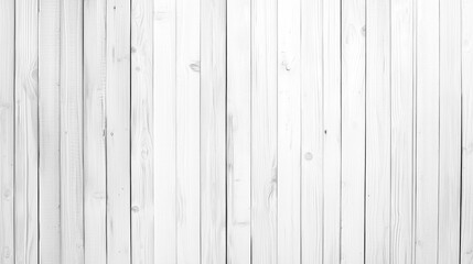 Fototapeta premium White Narrow Wood Plank Wall