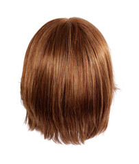 long hair wig  isolated on transparent 