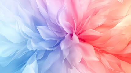 Fototapeta premium Abstract petal blooming art background