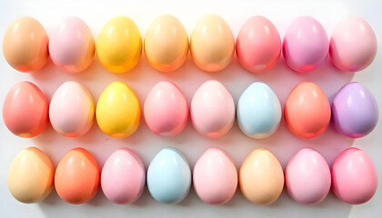 colorful easter eggs