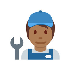 Mechanic with Wrench