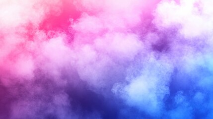 Abstract Colorful Smoky Background with Soft Hues in Pink, Purple and Blue Shades