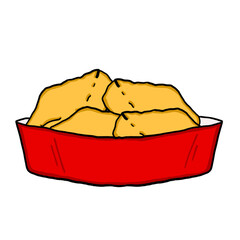 potato chips in a basket