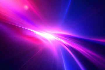 Obraz premium Abstract Futuristic Speed Light Streaks Background with Vibrant Pink and Blue Hues, Perfect for Technology, Innovation, and Modern Design Concepts