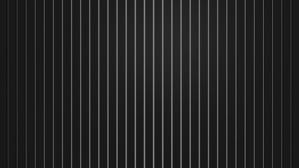 Obraz premium Dark Black Line Background. Stripes seamless pattern. 3D render, Abstract background texture