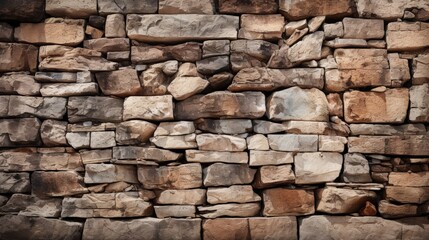 Textured Brown Stone Wall with Natural Lighting Creating Earthy Tones