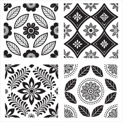 Floral pattern vector 