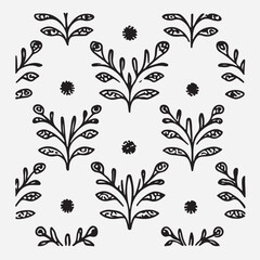 Floral pattern vector 