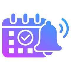 Obraz premium Online Learning Icon Symbol Glyph Gradient