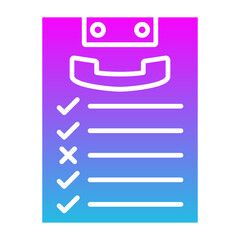 Obraz premium List Icon