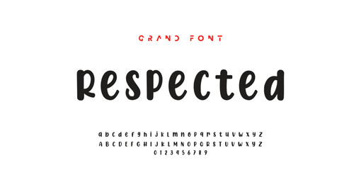 Playful cartoon Font, funky typeface for joyful brings life designs like children's artwork, birthday invitations, playful branding, and carnival typography. Vector typeset