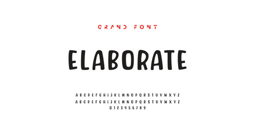 Playful cartoon Font, funky typeface for joyful brings life designs like children's artwork, birthday invitations, playful branding, and carnival typography. Vector typeset