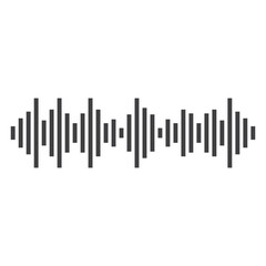 good music sound wave logo illustration