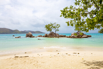 Smoon Island, Praslin, Republic of Seychelles, Africa.