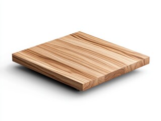 A beautifully crafted wooden cutting board showcasing natural grain patterns, ideal for kitchen use