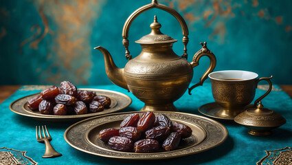 Traditional Arabic Table Setup