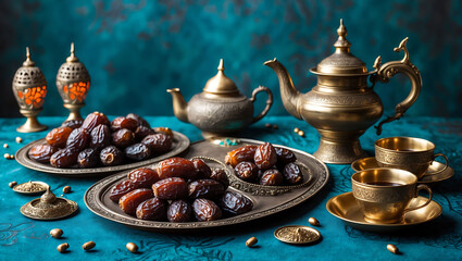 Traditional Arabic Table Setup