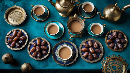 Traditional Arabic Table Setup