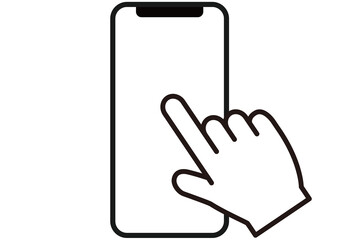クリック,チェック,タッチ,スマホ,スマートフォン,指,手,操作,アイコン,シンプル,フラット,透過,黒,モノクロ,白背景,確認,携帯電話,アプリ,タップ,イラスト,検索,人差し指,sns,指さし,ビジネス,記号,電話,携帯,画面,ネット,調べる,調査,回答,記入,書く,デザイン,アンケート,解答,仕事,スワイプ,マーク,入力,承認,ポイント,選ぶ,決定,デバイス,絵文字,押す