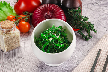 Asian vegan cuisine Chukka salad