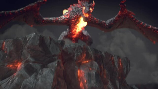 dragon fire breath inferno. Flame dragon monster. Fire dragon effect