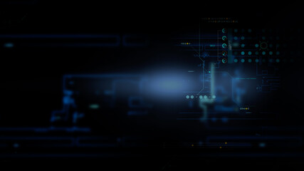 Abstract Technology Background with Digital Data Streams, Futuristic Interface Design, and High-Tech Visual Elements for Modern Tech Presentations and Data-Driven Concepts