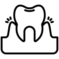 Gum Pain Icon