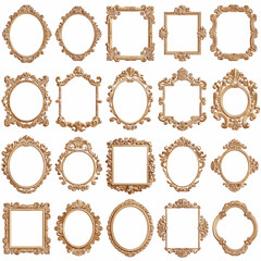 Fototapeta premium Elegant Ornamental Frame Collection