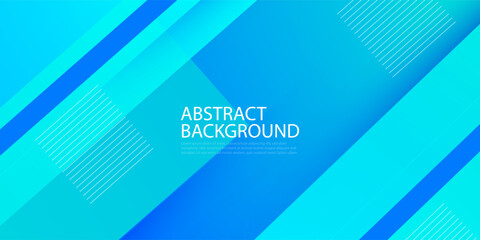 Abstract overlap blue colorful 3D background. Simple line and shapes pattern. Cool frame modern design. Eps10 vector