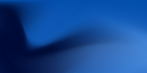 Gradient blue abstract background with a soft curve and smooth  background