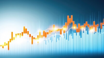 Fototapeta premium Sleek Digital Background Showcasing Flexible Loan Terms and Growth