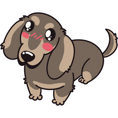 Stickers การ์ตูนน้องหมาน่ารัก