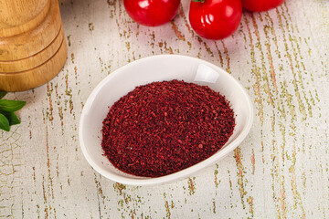 Natural organic Sumah powder for culinary