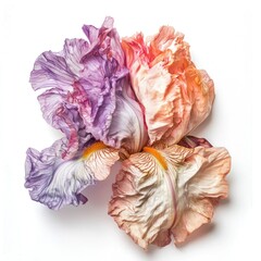 Obraz premium Iris isolated on white background.