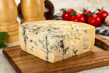 Gourmet blue cheese with mold
