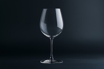 Glass of White Wine on Isolated Background