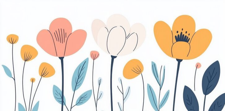 Boho Rhapsody: Home Decor Artwork with Floral Motifs