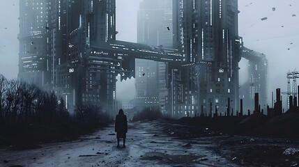 荒廃的なSF風の画像 158 Generative AI