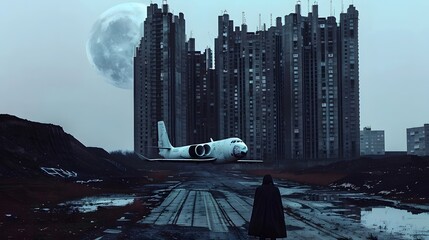 荒廃的なSF風の画像 165 Generative AI