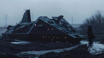 荒廃的なSF風の画像 191 Generative AI